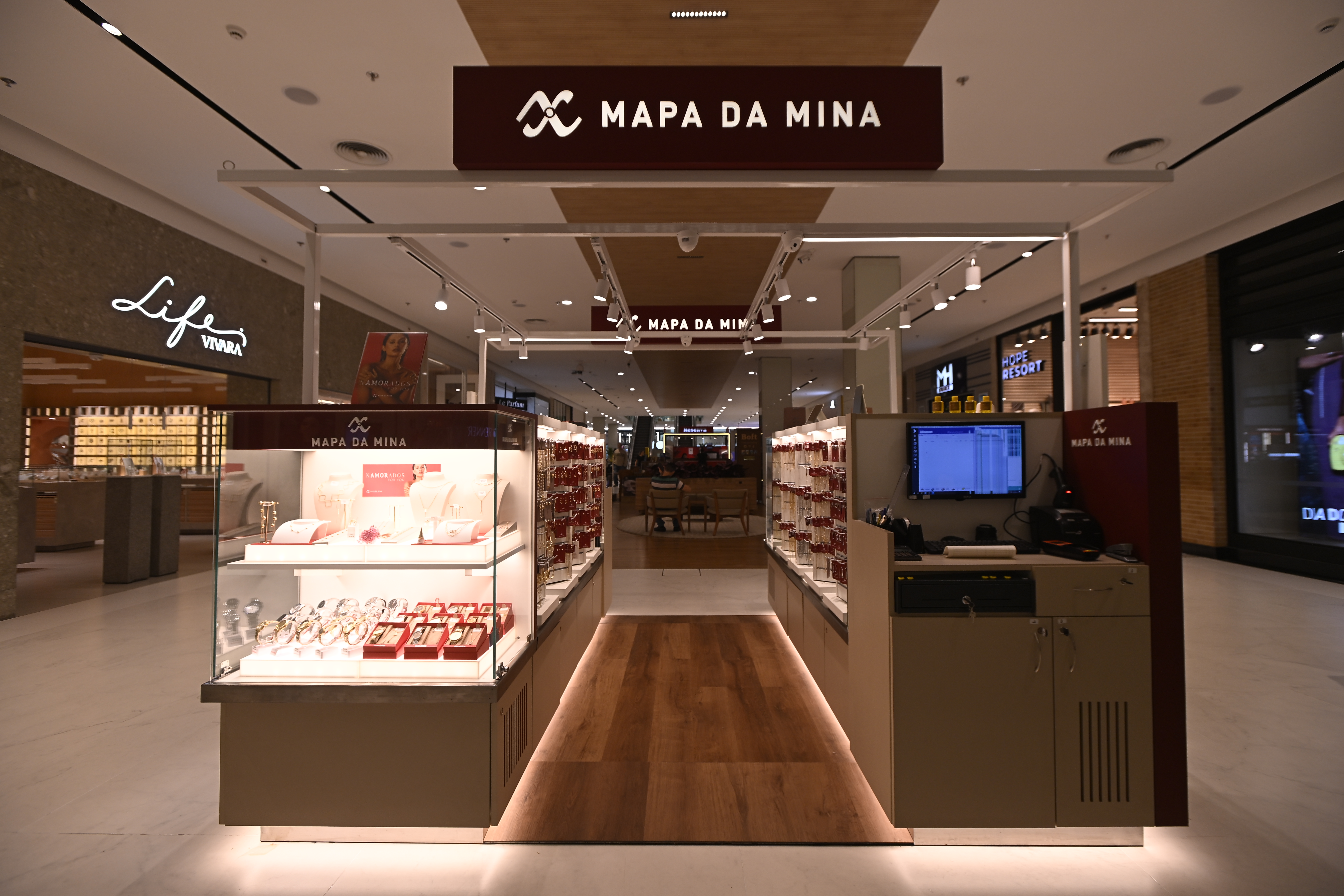 Quiosque Mapa da Mina