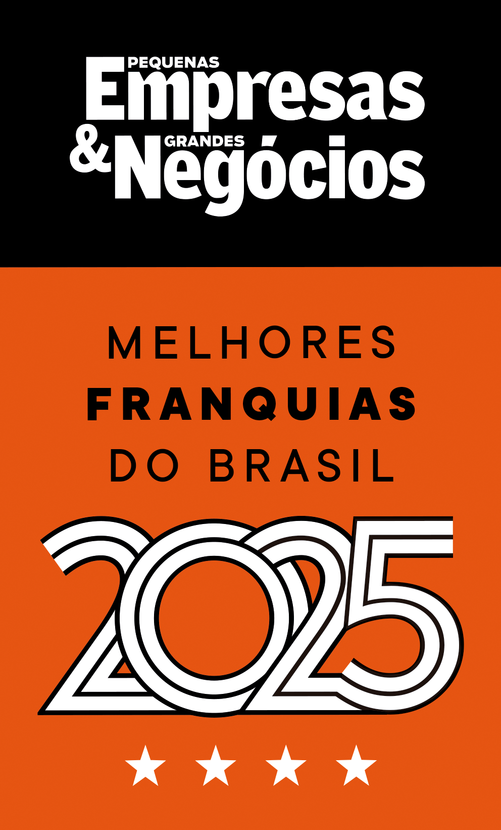 PEGN Melhores Franquias do Brasil 2025, 4 estrelas